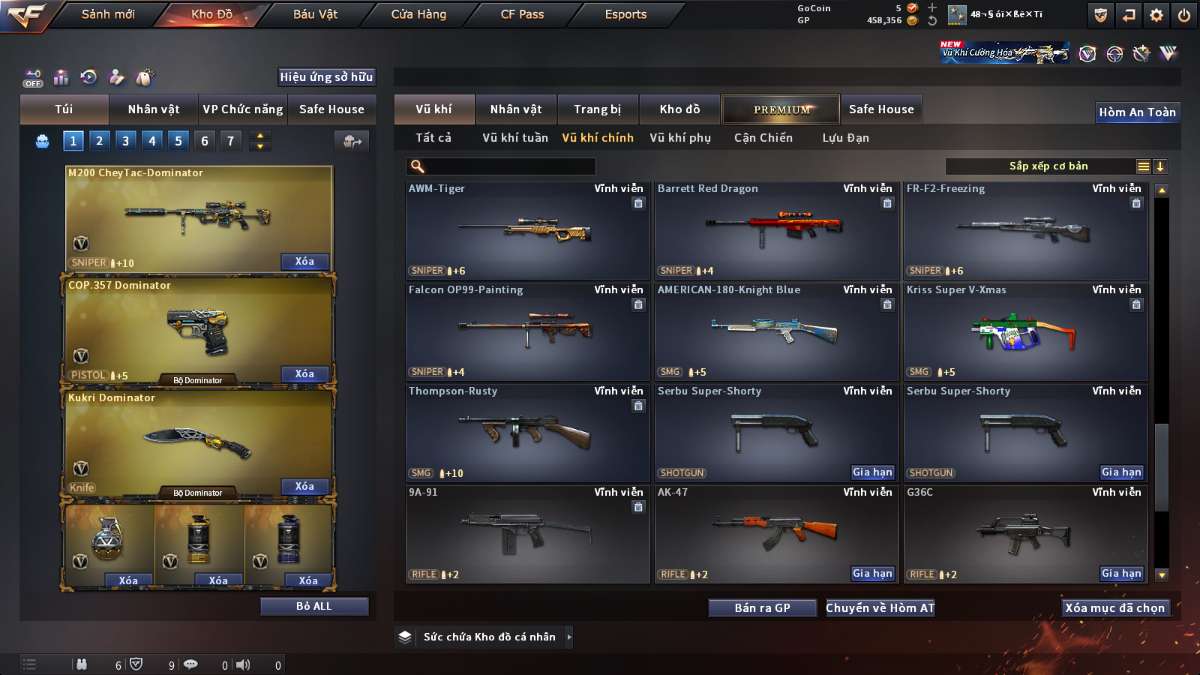 shop acc cf uy tin gia re